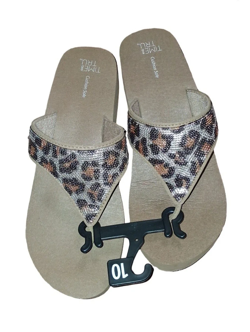 Womens Platform Glitter Flip Flops Sizes 9 & 10 NWT